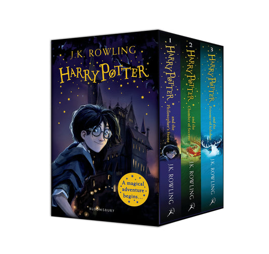 Harry Potter 1–3 Box Set: A Magical Adventure Begins (Set of 3 Books) 