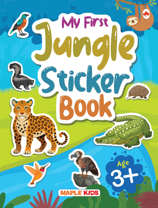 My First Sticker Book - Jungle - Activity Book for Kids - Stickers for Children - Age 3+ Years