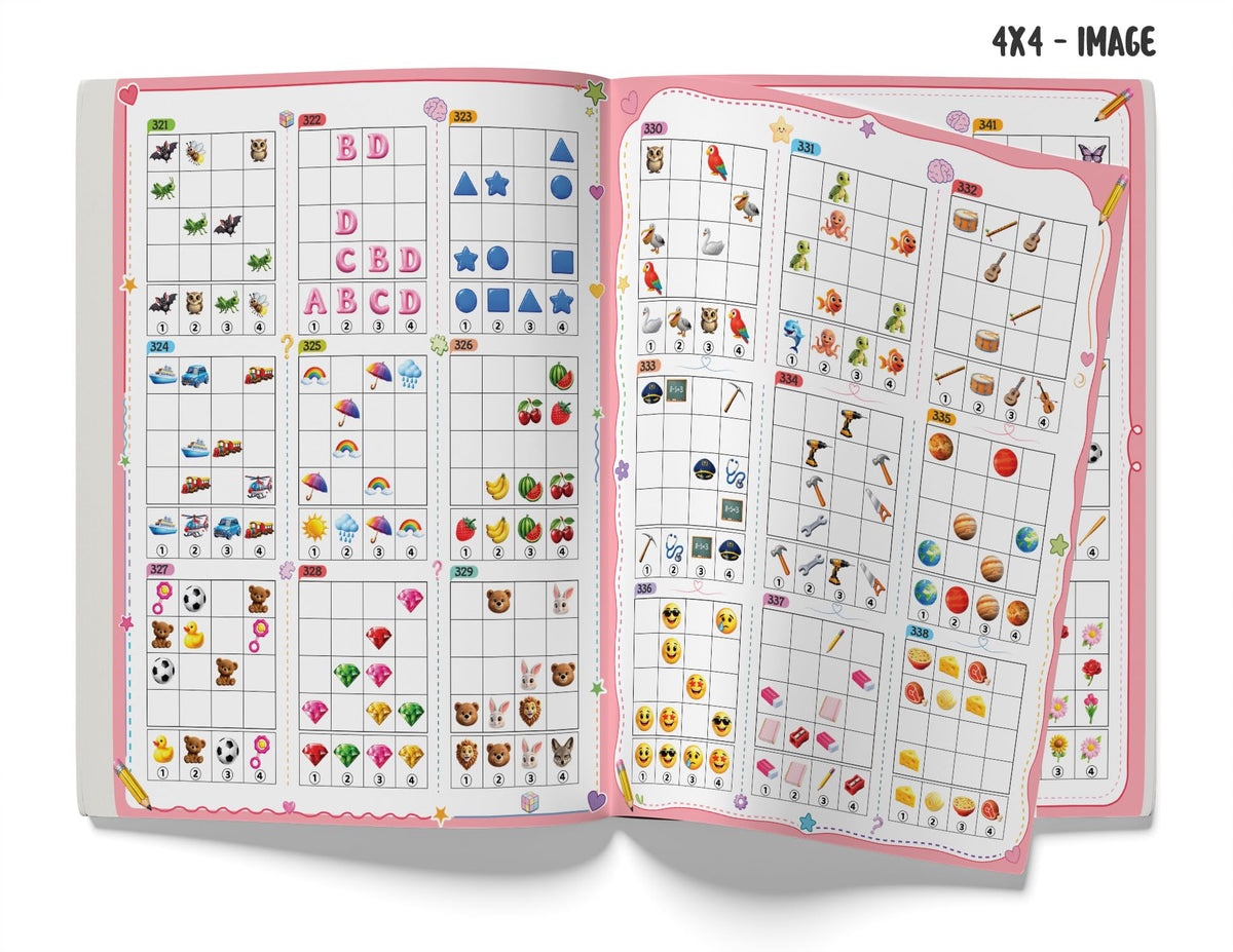 Sudoku Book for Kids | 1001+ Sudoku Puzzle Book for Kids & Adults | Brain Booster Activity Book - 4x4, 6x6, 9x9 & 12x12 Levels | Ages 8+ Years | Two Brothers Publications