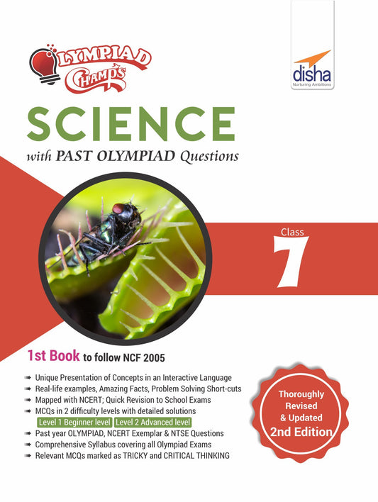 Olympiad Champs Science Class 7 with Past Olympiad Questions 2nd Edition book cover