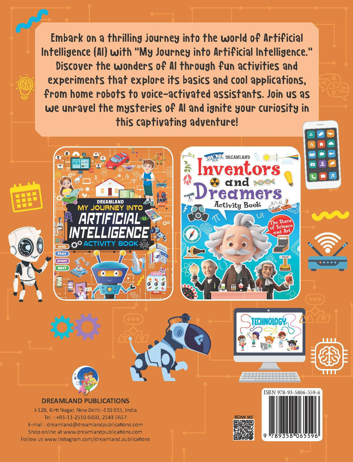 Artificial Intelligence Activity Book for Kids Age 7+ | My Journey into Artificial Intelligence | Fun & Educational Activities about AI, Computers, Machine Learning, Robots, and Voice Assistants