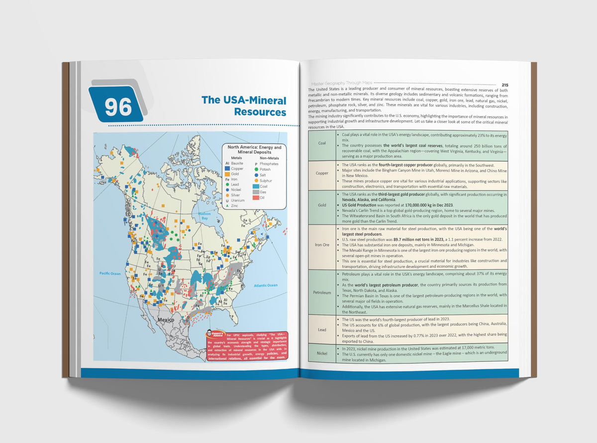 Disha Master Geography through Maps for UPSC & State PSC Civil Services Prelim & Main Exams 2nd Edition | Previous Year Questions PYQs | 180 Maps 4 ... Advice, Infographics, Charts & Tables