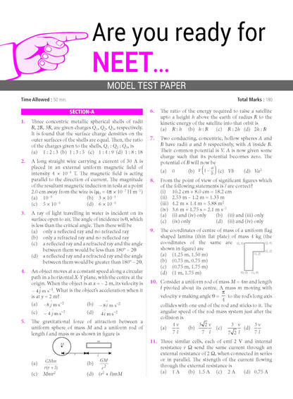 MTG Objective NCERT at your FINGERTIPS Physics - NCERT NEET/JEE Trend Indicator, Notes with HD Pages, Exam Archive & MCQs | NEET-JEE Books (Based on NCERT Latest Pattern for 2025 Exam)