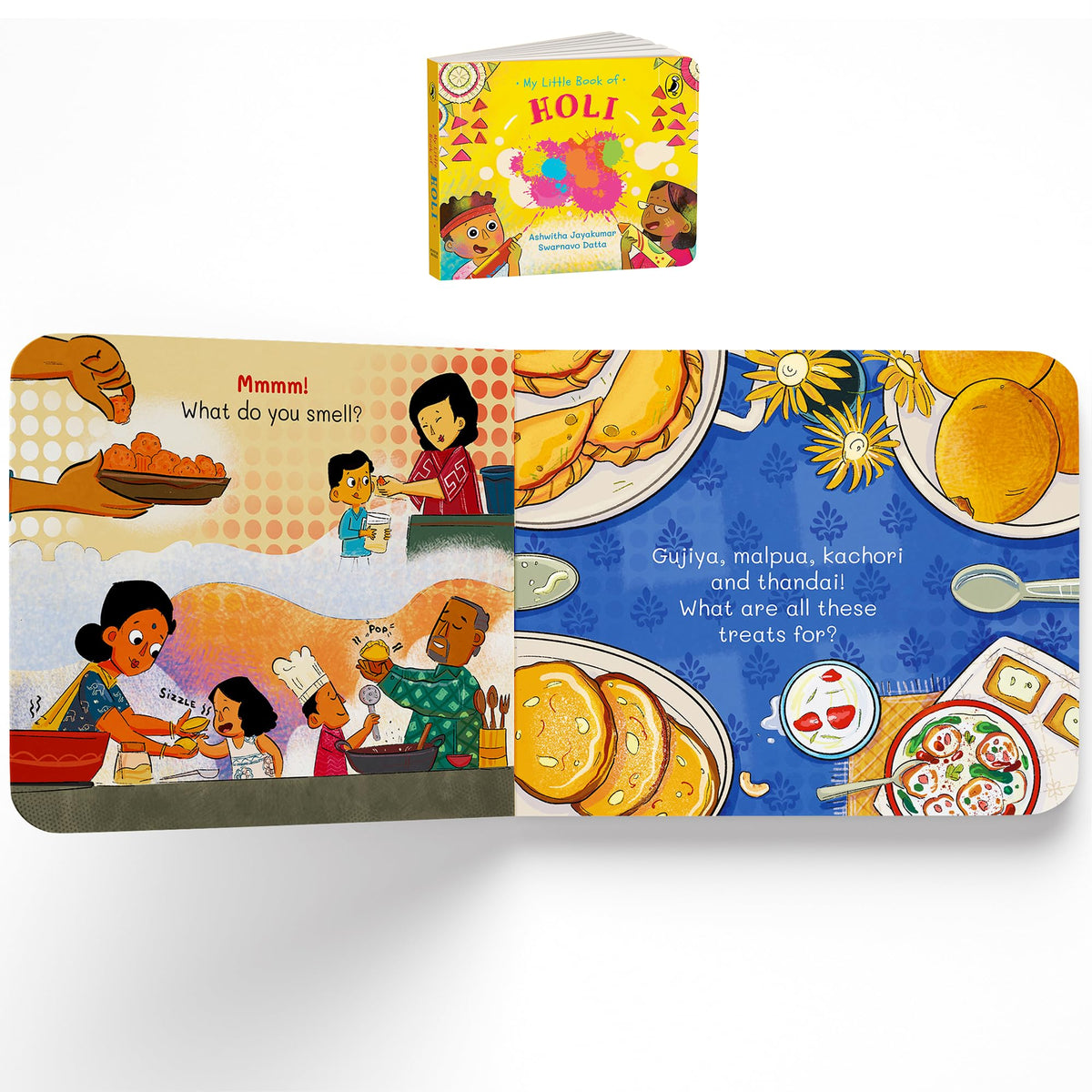 My Little Book of Festivals (Boxset) : Illustrated board books on the Indian festivals of Diwali, Holi and Navratri | Hindu mythology for kids age 3+
