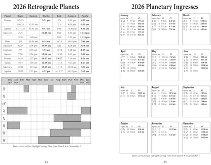 Llewellyn's 2026 Daily Planetary Guide: Complete Astrology At-A-Glance (Llewellyn's 2026 Calendars, Almanacs & Datebooks, 3)