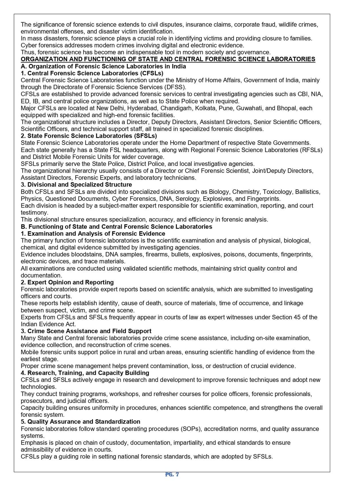 CUET PG Forensic Science Theory Book 2027 Cover 13 Chapters Easy to Understand, Point Wise,Diagram,Tables As Per Latest Syllabus