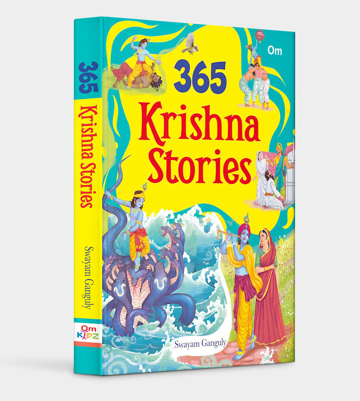 365 Krishna Stories: Tales of Lord Krishna’s Miracles, Wisdom & Devotion | Inspiring Hindu Stories for Kids & Families | Illustrated Storybook from the Bhagavad Gita & Puranas | Ages 8+