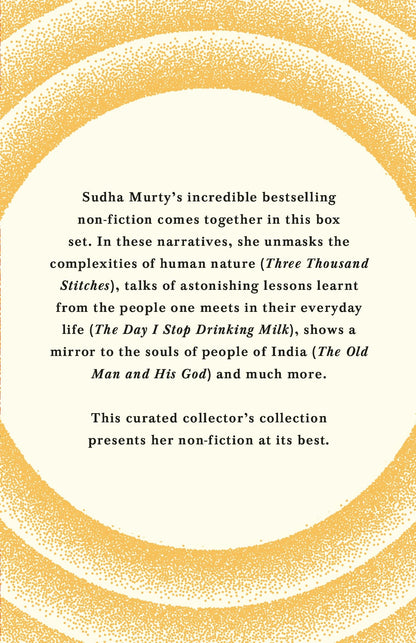 Discovering Sudha Murty’s Non-Fiction: Here, There and Everywhere, Three Thousand Stitches, Wise and Otherwise, The Day I Stopped Drinking Milk, The Old Man and His God