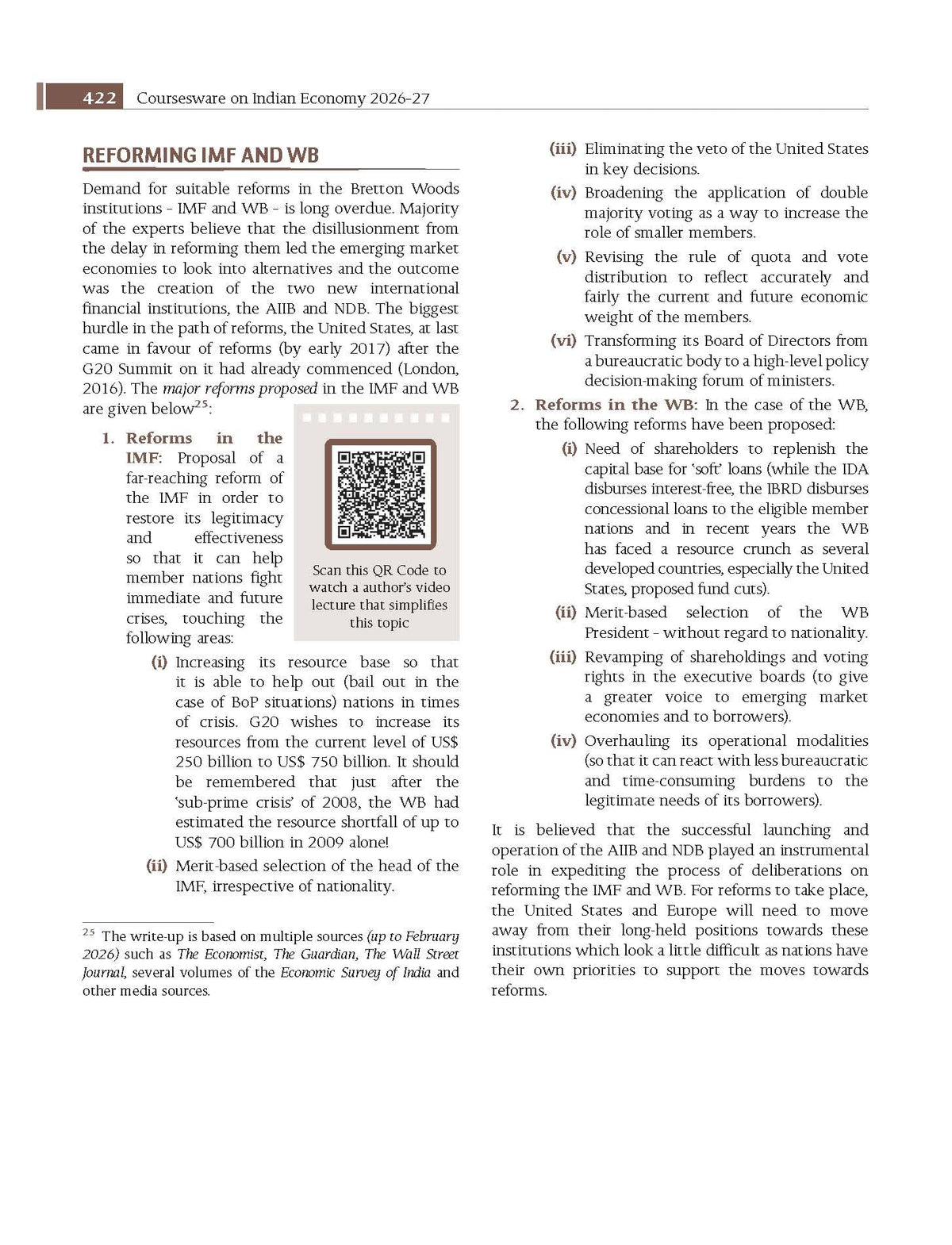 Indian Economy Courseware, 18e by Ramesh Singh for UPSC 2026 | 290+ Solved Online Prelims PYQs (2011-2025) | 85+ Online Mains PYQs (2011-2025) | 45+ Author Videos | Economic Survey & Union Budget