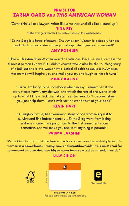 This American Woman: A One-In-A-Billion Memoir | The Inspiring Journey of Zarna, From Indian Streets to Stand-Up Comedy Stardom