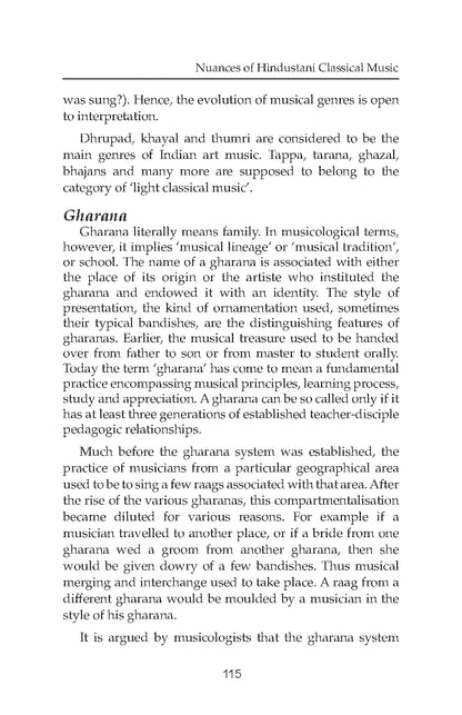 Nuances Of Hindustani Classical Music