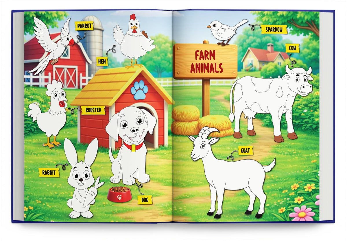 Colouring Book for Kids - 365 Colour Drawing Book | Premium Quality Coloring Book | Ages: 2 - 6 Years | Two Brothers Publications