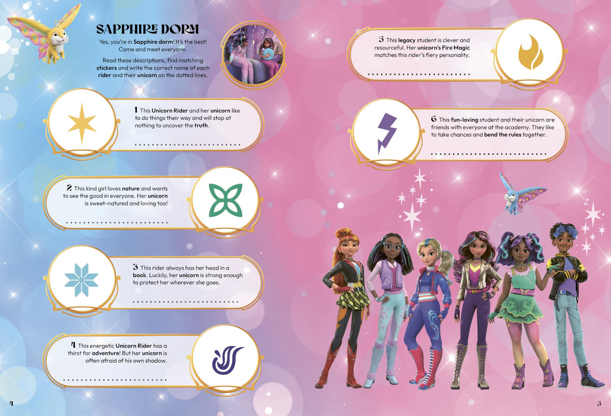 Unicorn Academy: Sticker Activity Book: With over 100 magical stickers (Unicorn Academy: TV tie-in titles)