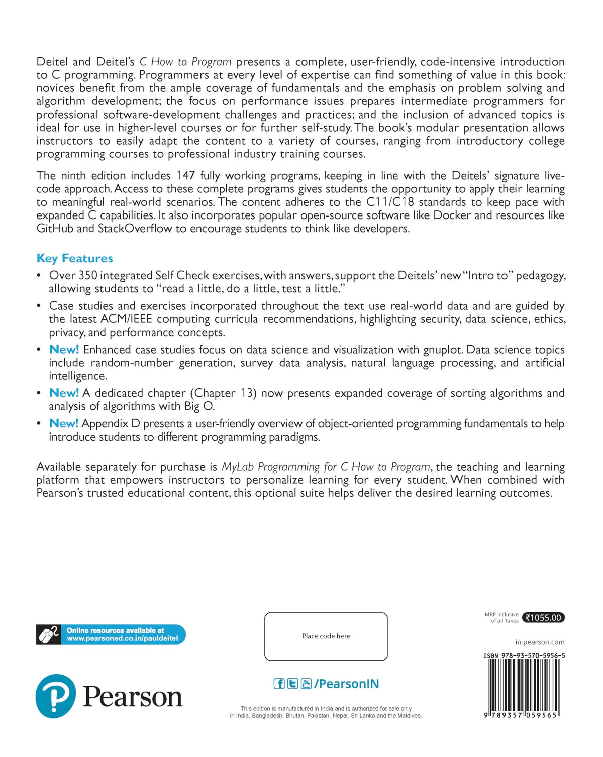 C How to Program: With Case Studies Introducing Applications Programming and Systems Programming 9th Edition: With Case Studies in Applications and Systems Programming
