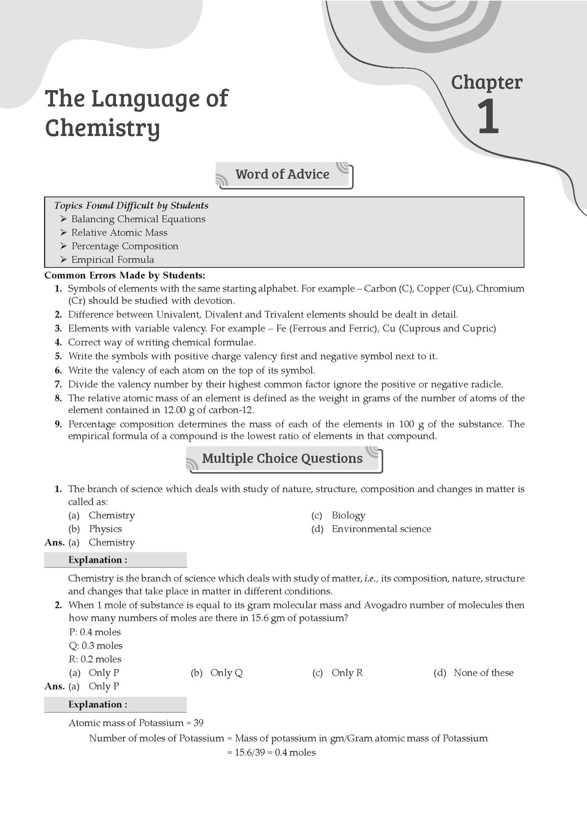 Gurukul by Oswal ICSE Class 9 Chemistry Most Likely Question Bank for 2027 Exam | Chapterwise & Categorywise Questions, Competency-Based Practice, New Pattern Questions, MCQ Explanations