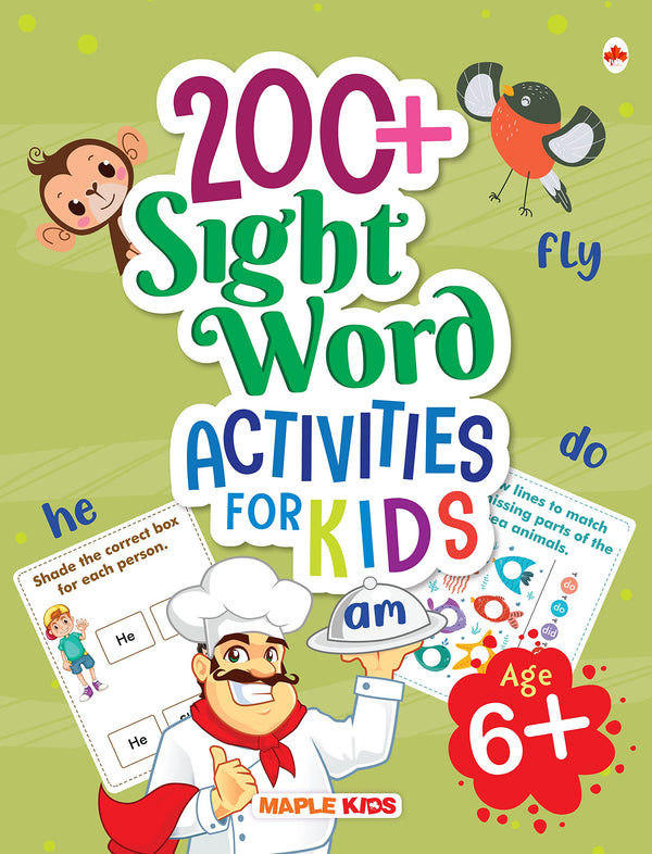 Activity Book for Kids - Sight Word Activities 200+ for Age 6+