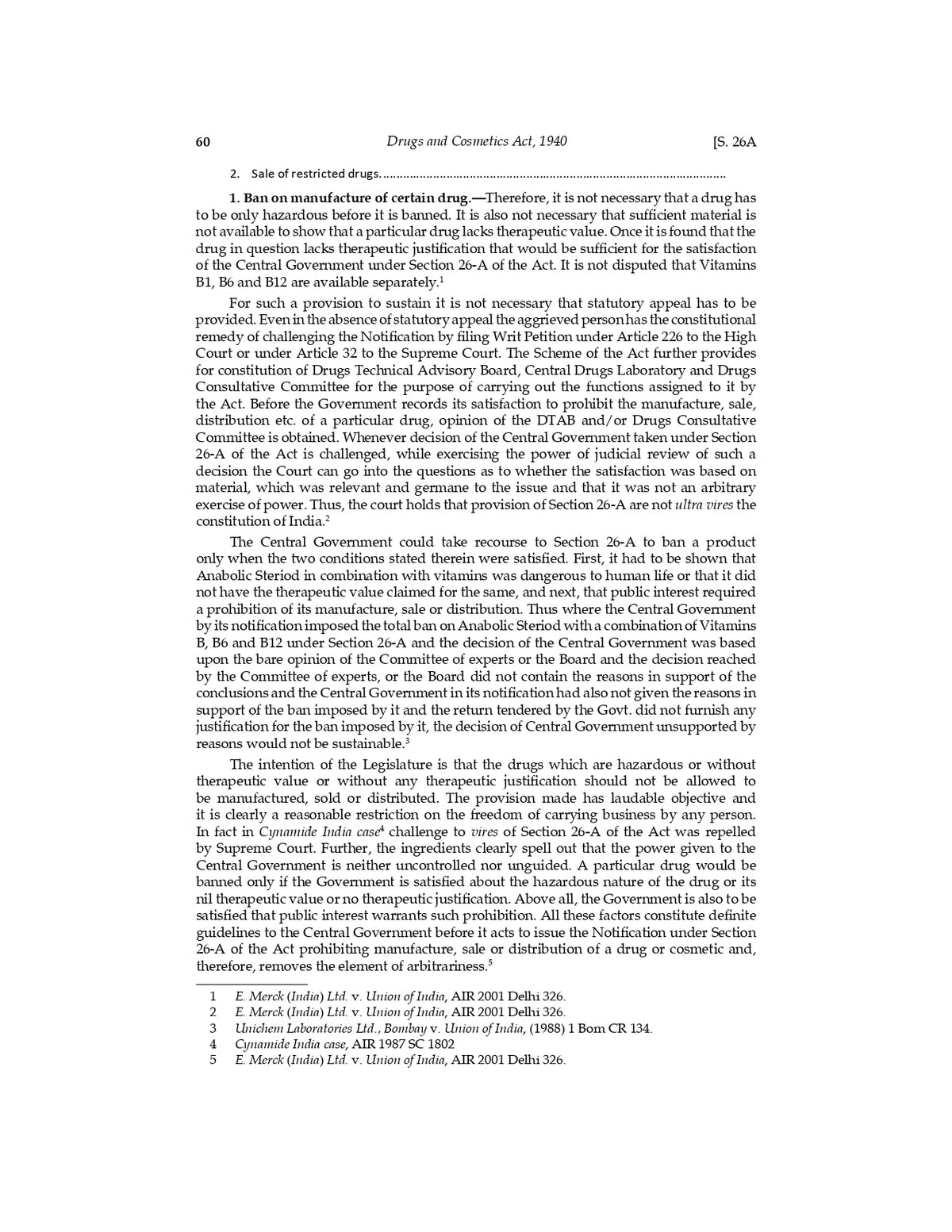 Lawmann's Drugs and Cosmetics Act, 1940 | Bare Act with Comments