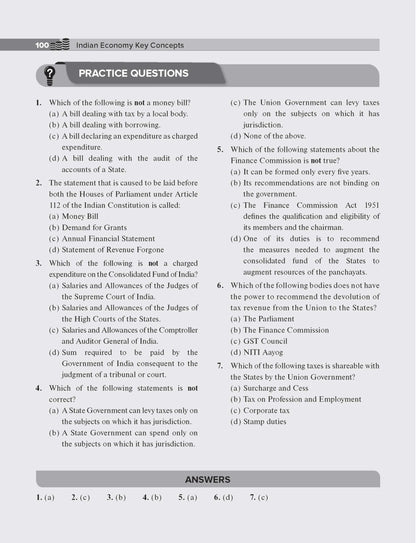 Indian Economy Key Concepts, 10e by IRS Sankarganesh Karuppiah for UPSC Civil Services 2026-27: Simplified Key Concepts with Flowcharts, Video Lectures & Practice Questions | Prelims & Mains Exams