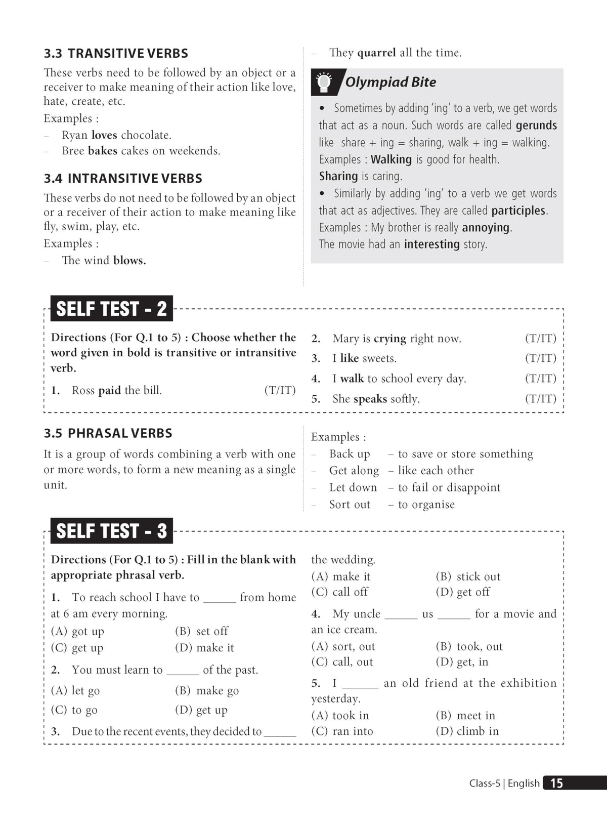 MTG English (IEO) Olympiad Prep Guide Class 5 | Detailed Theory, Exercise with Self Test For Practice | SOF Olympiad Books For Exam 2026-27 (Useful For Level-1 & 2)