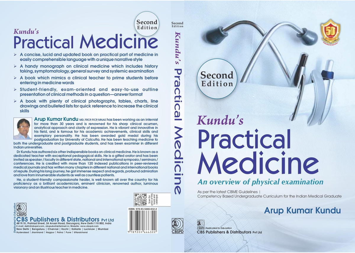 Kundus Practical Medicine An Overview Of Physical Examination 2Ed (Pb 2024)