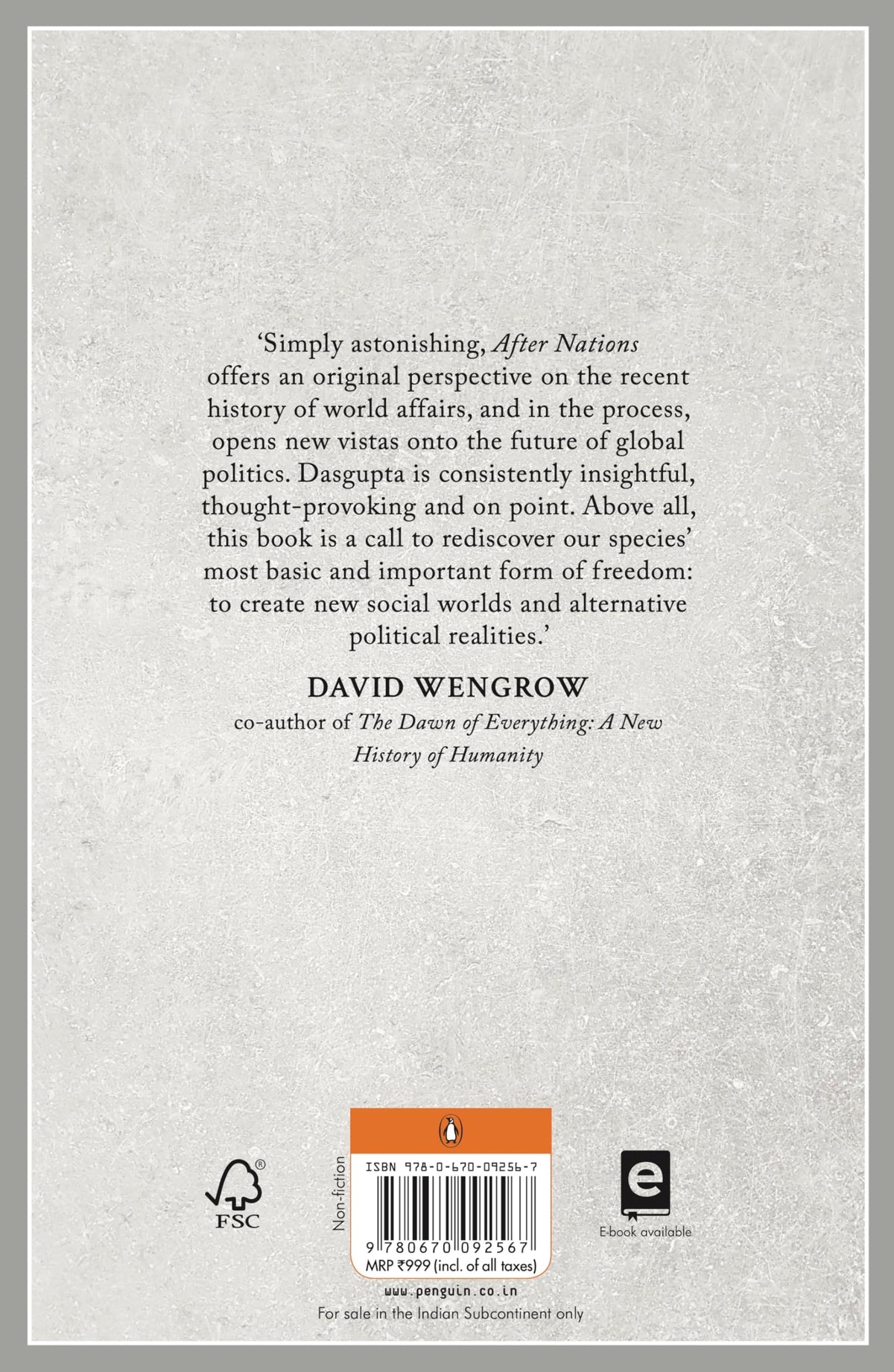 After Nations: The Making and Unmaking of a World Order | Winner of the Commonwealth Writers' Prize | Global Politics, and the Future of Democracy