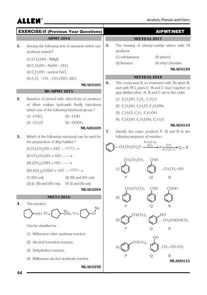 ALLEN CHEMISTRY NEET-UG Study Material Package for 11th, 12th & 12th Passed (Set of 6 Modules) in English |