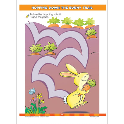 School Zone Big Preschool Workbook: 320 Pages, Toddler, Pre-K, ABCs, Alphabet, Basic Phonics, Writing Skills, Early Math & Numbers, Colors & Shapes, Matching, Follow Directions, Ages 3-5
