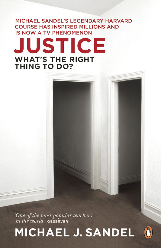 Justice: What's the Right Thing to Do? by Michael J. Sandel book cover