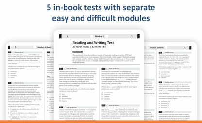 Digital SAT Practice Tests: 900+ SAT Practice Questions | 5 Full-Length Tests with Detailed Explanations, Adaptive Online Tests & Free Scoring Tool for 2026 Exam