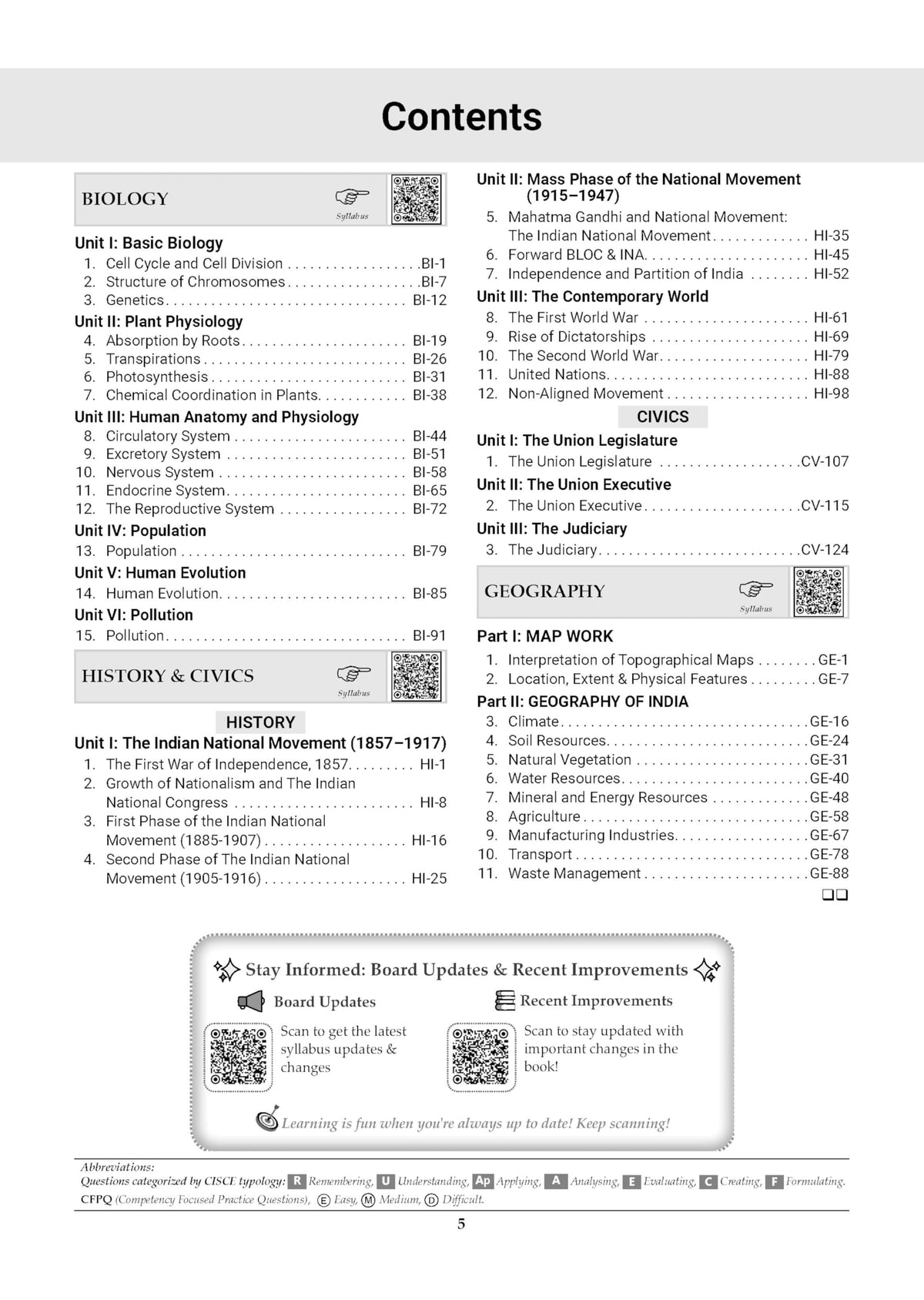 Oswaal ICSE Competency Focused Questions Chapter-wise Class 10 (Physics, Chemistry, Maths, Biology, English Paper-1 & Paper-2, Geography, History & Civics) | 40% Competency-Based