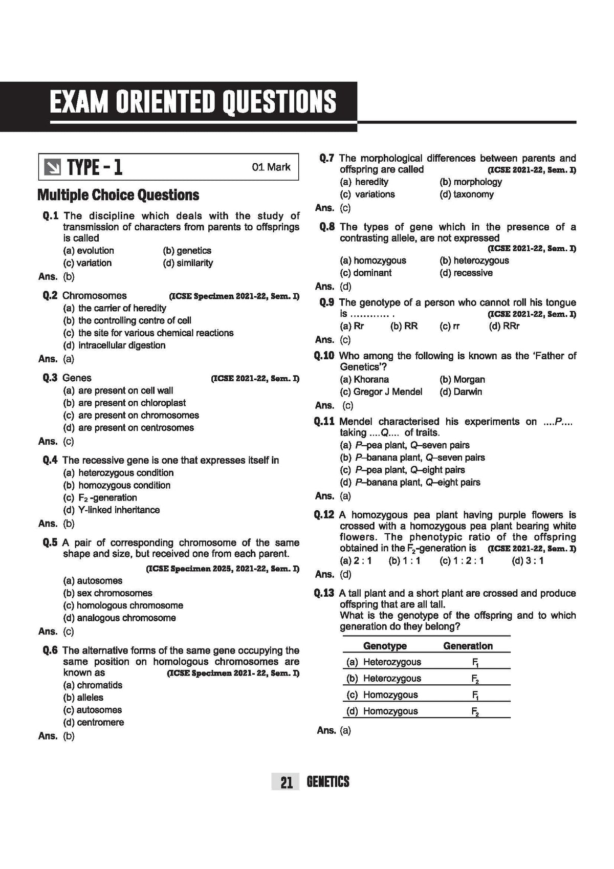 Arihant ICSE Biology Class 10 Exam 2026-27 | Quick Theory, Exam Pattern Questions & Sample Papers | As per Latest ICSE Syllabus | Que Bee 2nd Edition 2027
