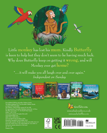 Monkey Puzzle: A funny rhyming story about jungle animals from the creators of The Gruffalo