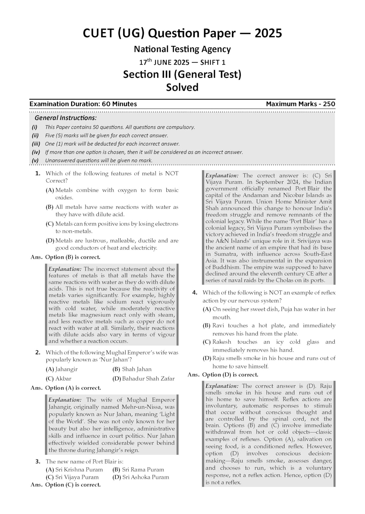 Oswaal NTA CUET (UG) Chapter-wise Question Bank General Aptitude Test For 2026 Exam (as per latest 27 Dec., notification) | PYQs & 950+ NCERT aligned MCQs | With Oswaal AI