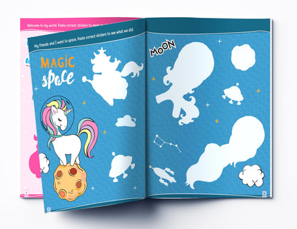 Unicorn Reusable Sticker Book For Children