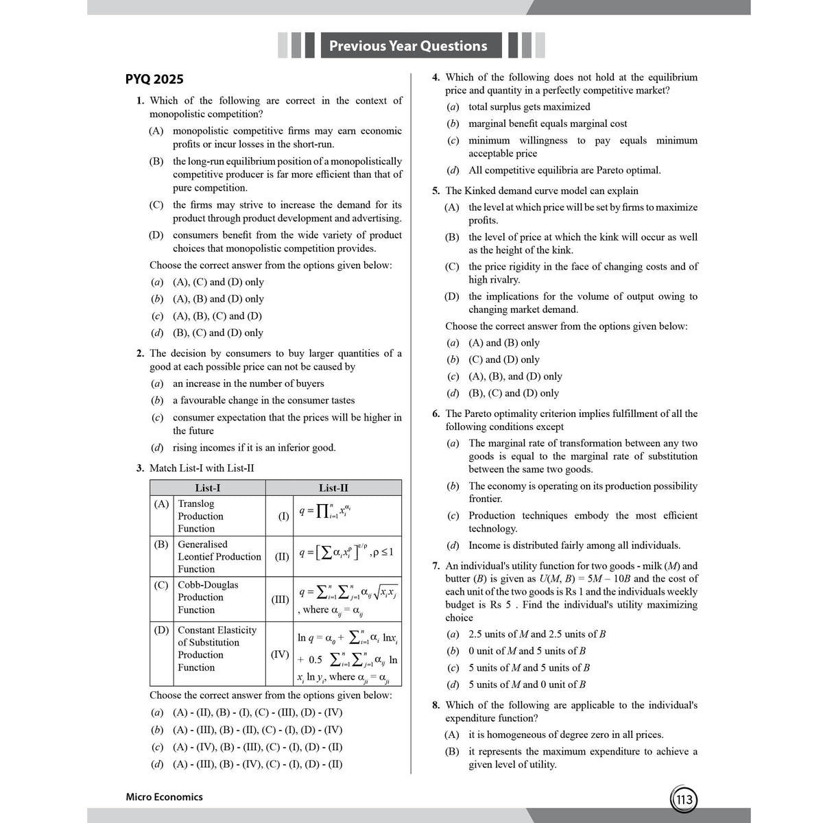 PW CUET PG Economics Concept Theory and 6 Years PYQ Book (2026-2021) | Ideal for JMI, BHU, DU, & Other Central & Universities
