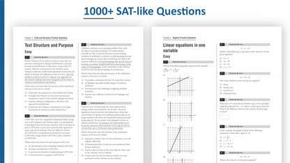 Digital SAT Complete Prep: Reading & Writing + Math with 1000+ Practice Questions, Full-Length Tests, and Detailed Explanations (Set of 2 books)