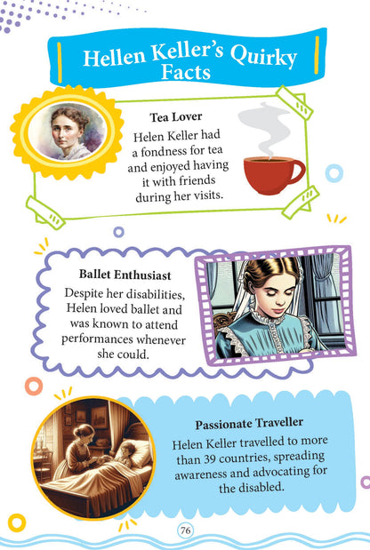 Helen Keller Biography for Kids Age 6–12 Years – Inspiring Illustrated Biography Book from Icons of Inspiration Series | Teaches Resilience, Courage & the Power of Determination