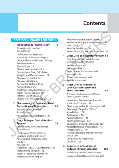 Textbook of Pharmacology & Pathology for Nurses-I