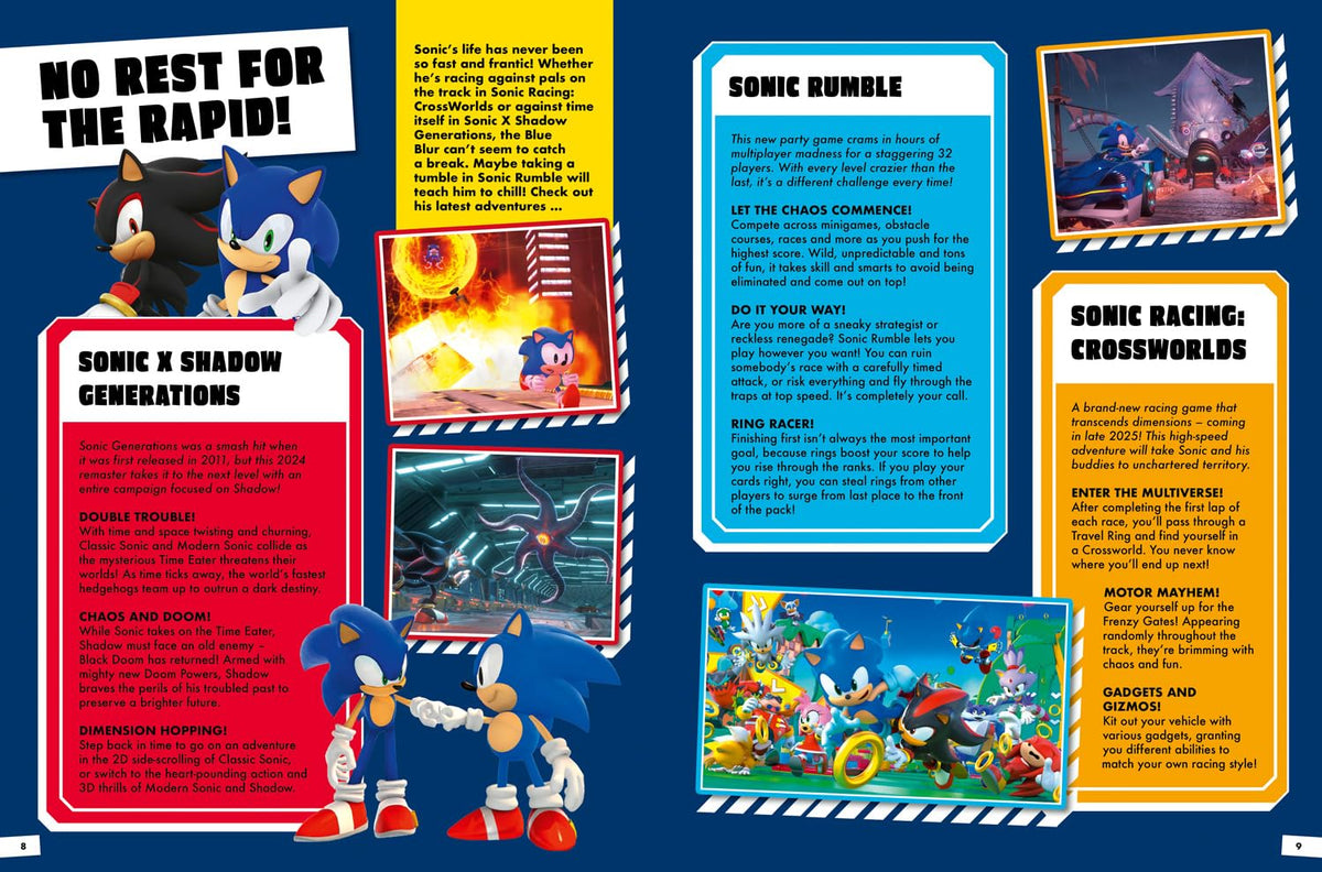 Sonic the Hedgehog Annual 2026: Brand New for 2025, the ideal action-packed gift for fans of the Sonic the Hedgehog games, films and TV!