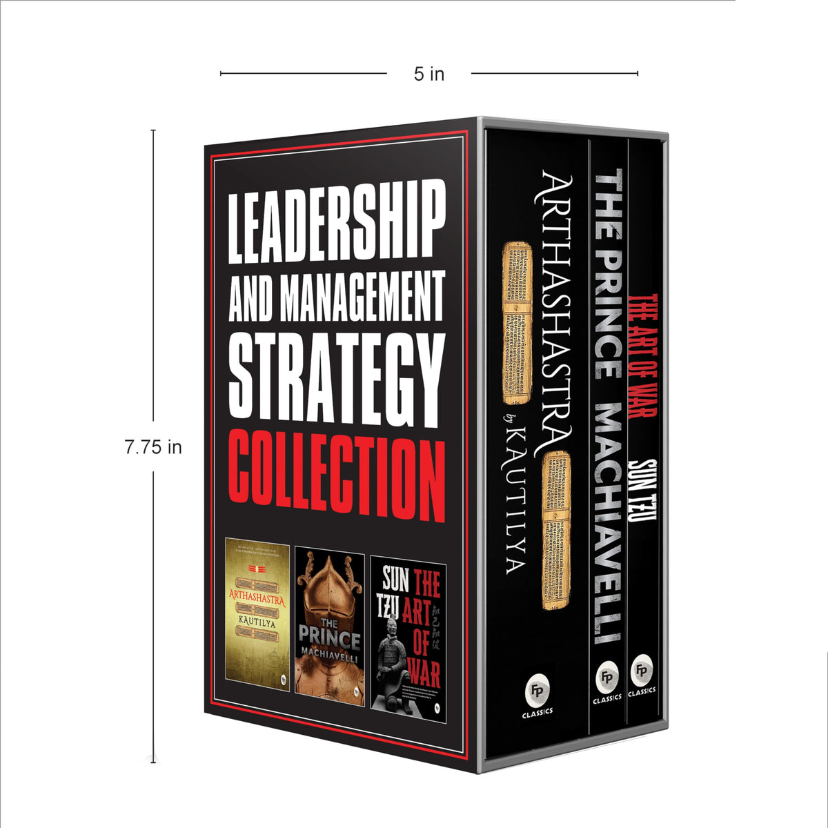 Leadership & Management Strategy Collection (3 Book Set) | Leadership | Political Strategy | Gift Pack | Premium Paperback | The Prince | The Art Of War | Arthashastra & More