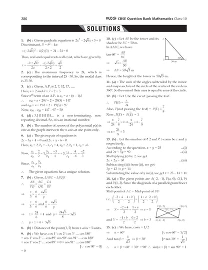 MTG CBSE Class 10 Chapterwise Question Bank Class 10 Mathematics Standard For 2027 Board Exam | Based on Latest CBSE Syllabus with 1500+ Questions