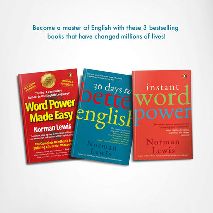Unlock Your Word Power: Have English at Your Fingertips: A Combo Set of 3 Bestselling Books (Word Power Made Easy + Instant Word Power + 30 Days to Better English)