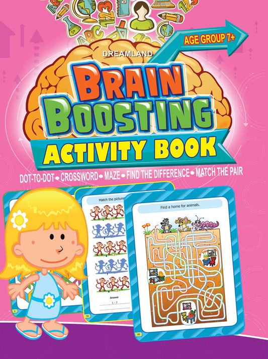 05. Brain Boosting - Dot To Dot (Age 7+) book cover