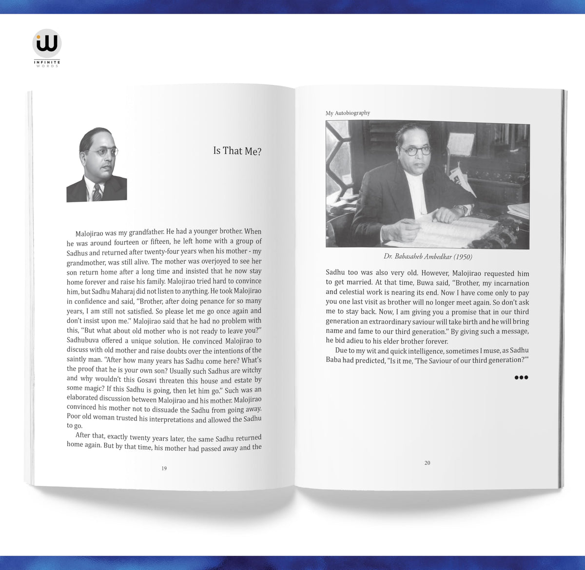 My Autobiography | Dr. B.R. Ambedkar | English Paperback | The Original Edition | Caste In India by BR Ambedkar | Their Mechanism, Genesis And ... photo frame statue combo set ??? ??????? Lang