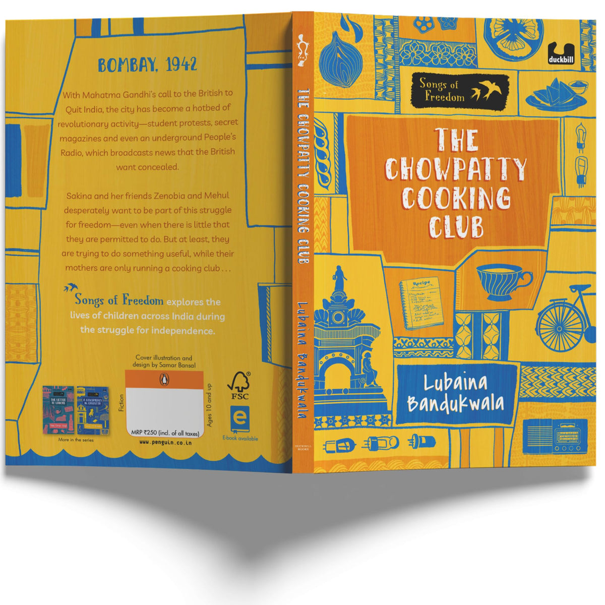 The Chowpatty Cooking Club (Songs of Freedom Series): A Tale of the Quit India Movement in Bombay | Middle Grade Historical Fiction | Ages 10+