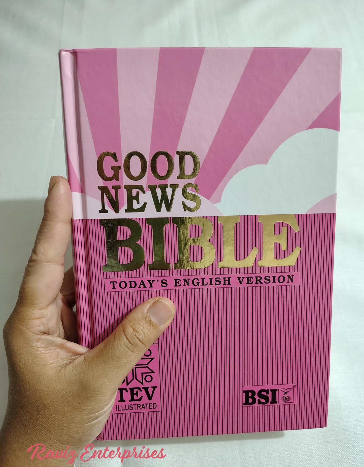 Good News Bible Today's English Version Contains Old and New Testament Pink Regular Size by Raviz Enterprises