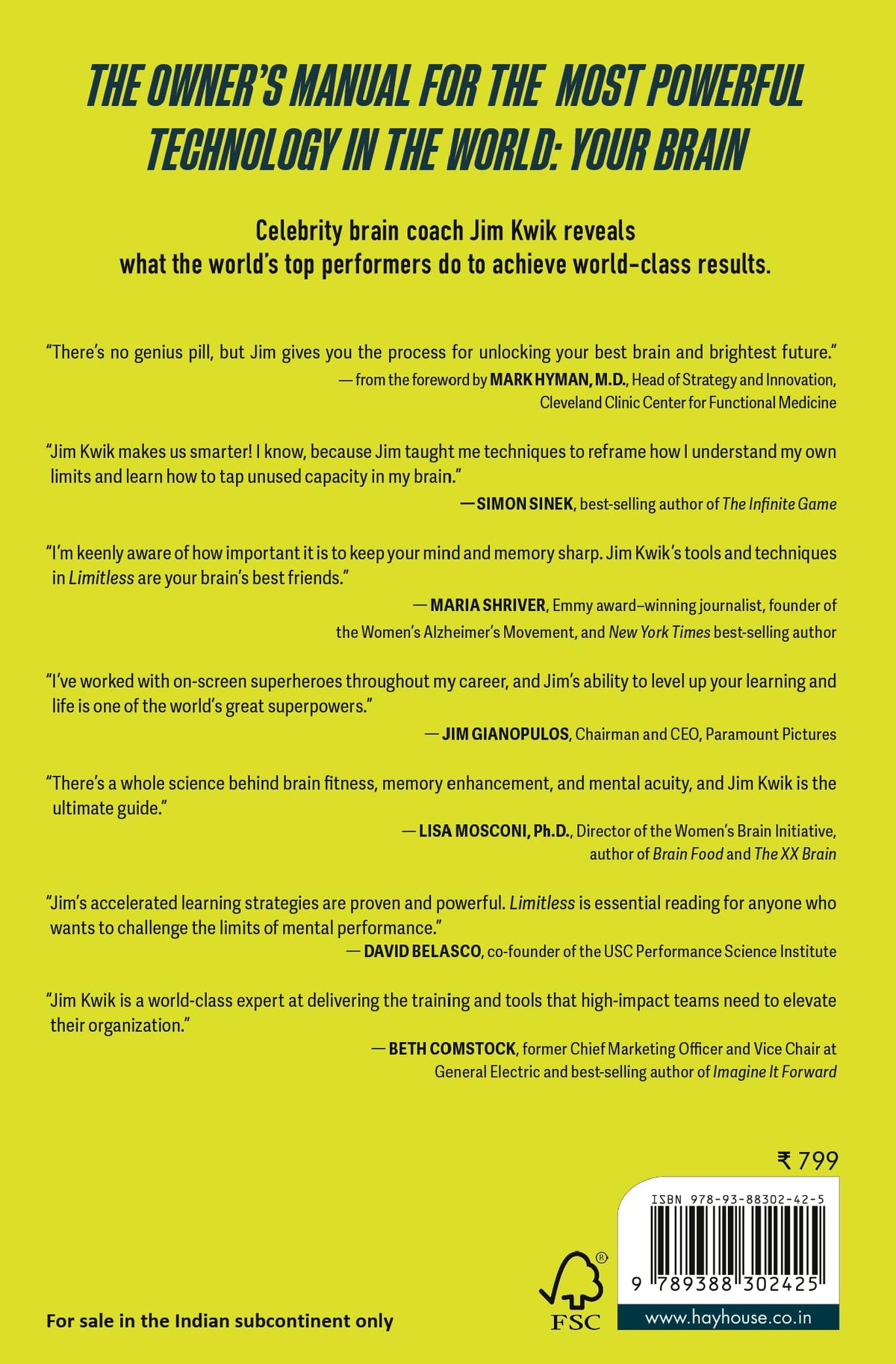 Limitless: Upgrade Your Brain, Learn Anything Faster, and Unlock Your Exceptional Life