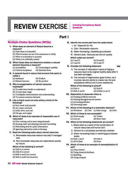 Arihant All in One Social Science Class 8 Book 2025 | NCERT Textbook Based | Exploring Society: India and Beyond | Complete Study, Practice & Assessment with Mind Maps, Chapter Exercises & Sample Question Papers | English Medium
