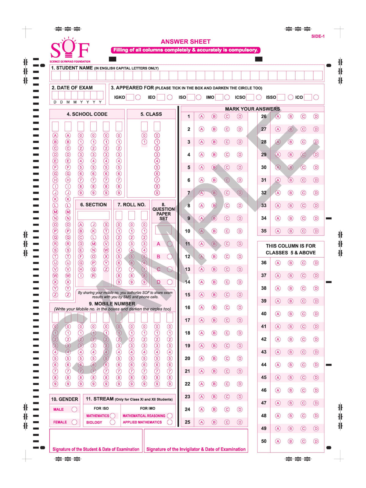 MTG IMO Olympiad 10 Previous Years Papers Class 4 Mathematics (2025-2021 Set A & B) - Model Test Papers with 24 Sample OMR Sheets | PYQ Book For SOF Olympiad 2026-27 Exam