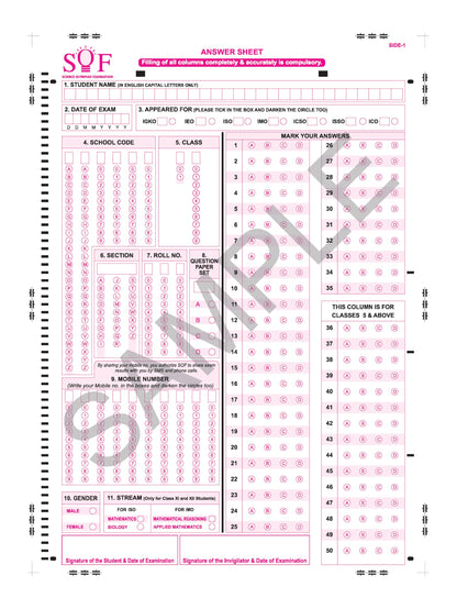 MTG IMO Olympiad 10 Previous Years Papers Class 4 Mathematics (2025-2021 Set A & B) - Model Test Papers with 24 Sample OMR Sheets | PYQ Book For SOF Olympiad 2026-27 Exam